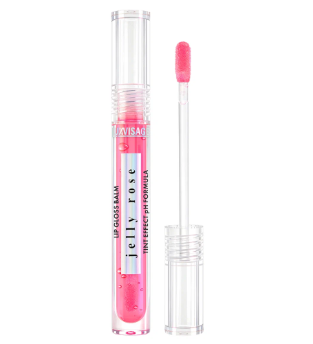 LUXVISAGE блеск-бальзам д/губ jelly rose tint effect ph formula т.01